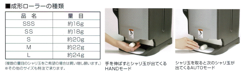 寿司ロボットのリース月々9,000円～| ASM405S、ASM430オーテックすし